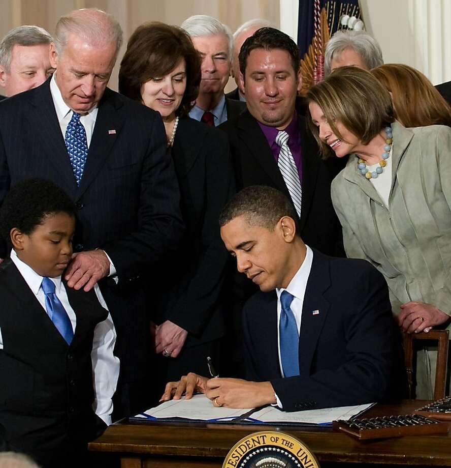 Obama Signs Health Care Reform Into Law - SFGate