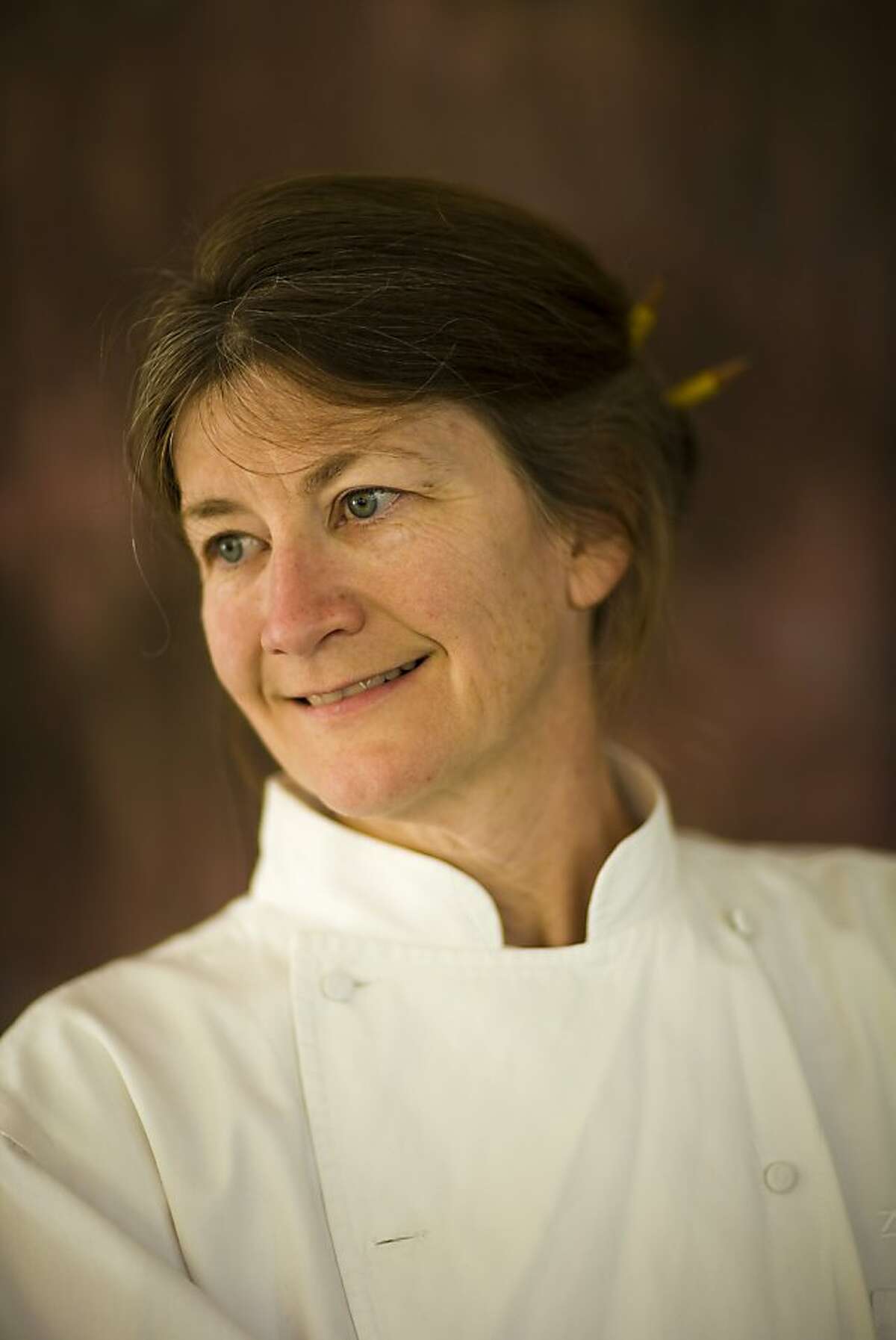 Judy Rodgers, chef at Zuni Cafe in San Francisco, Calif. on June 9, 2008. Photo by Craig Lee / The Chronicle Ran on: 08-27-2008 Ran on: 08-27-2008