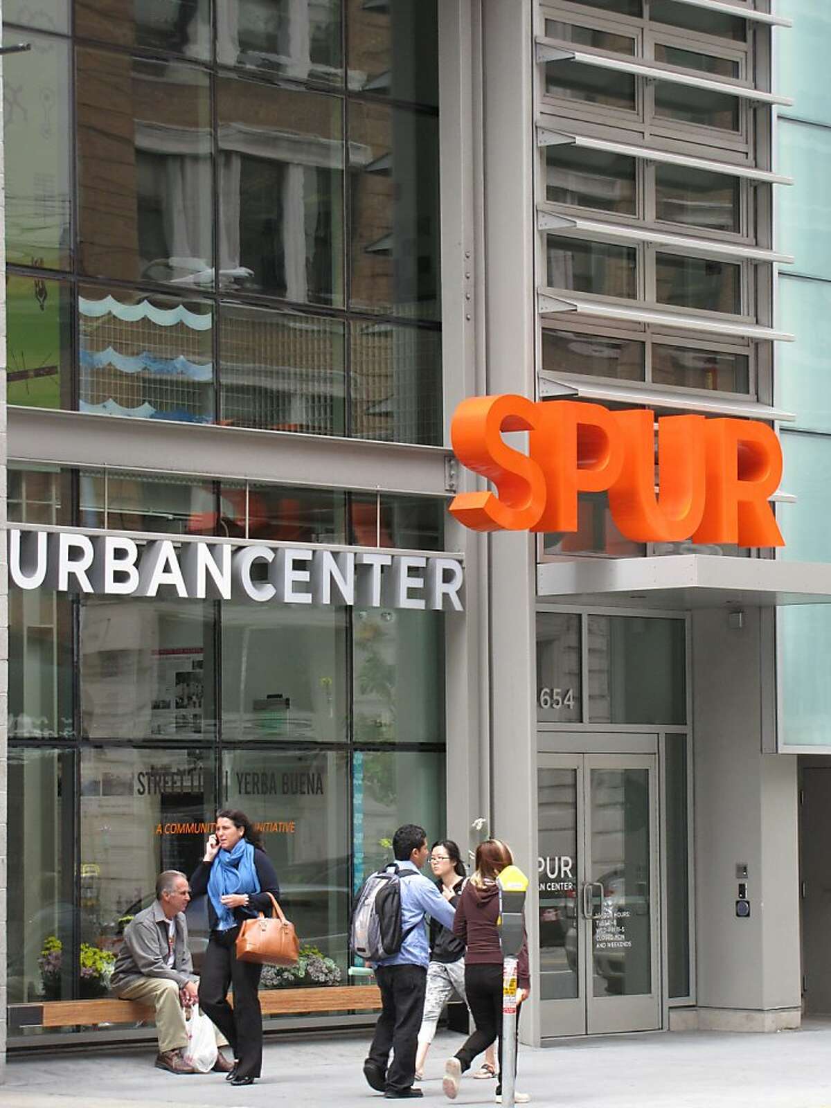 The SPUR Urban Center is an example of contemporary design that manages to be civil and contextual as well.