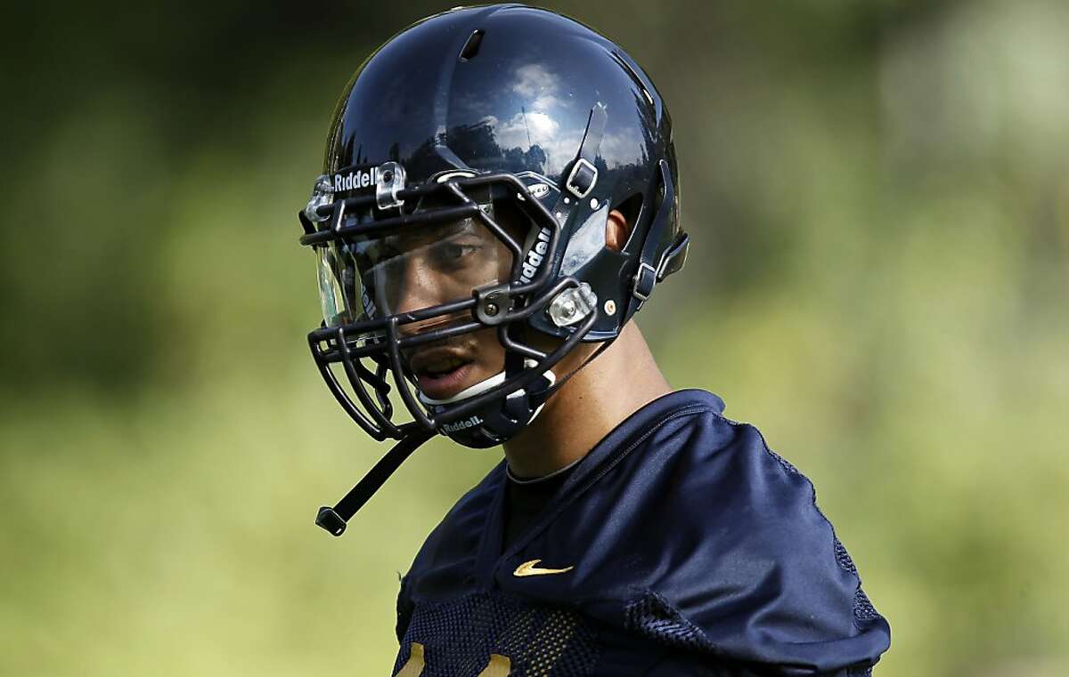 Defensive back, Sean Cattouse, (11) during practice, as the UC Berkeley Golden Bears football team opens their fall training camp in Berkeley, Ca. on Saturday August 6, 2011.