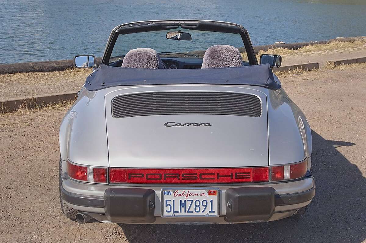 Photos of Sue Glader and her 1984 Porsche 911 Cabriolet Carrera photographed at Cavallo Point, Fort Baker, Sausalito CA on May 12, 2011