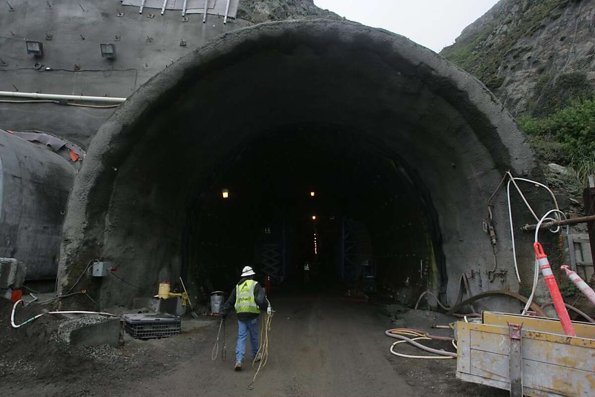Devil's Slide tunnel work falls behind schedule