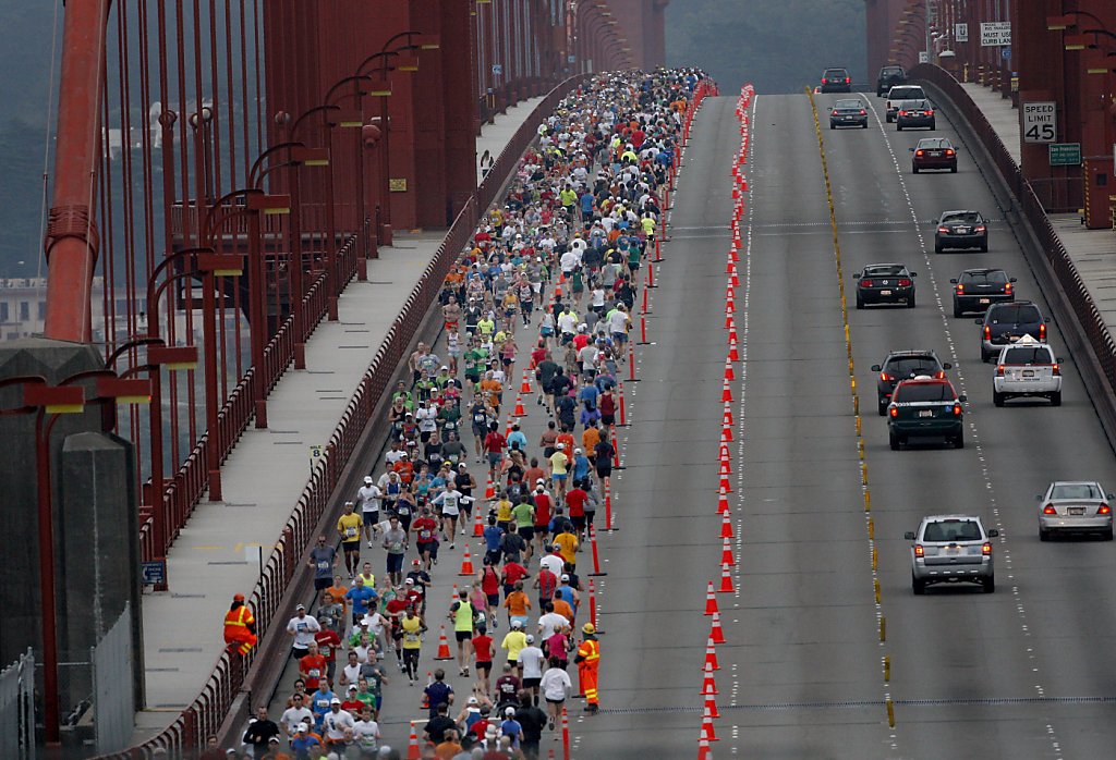 S.F Marathon gives runners a scenic route