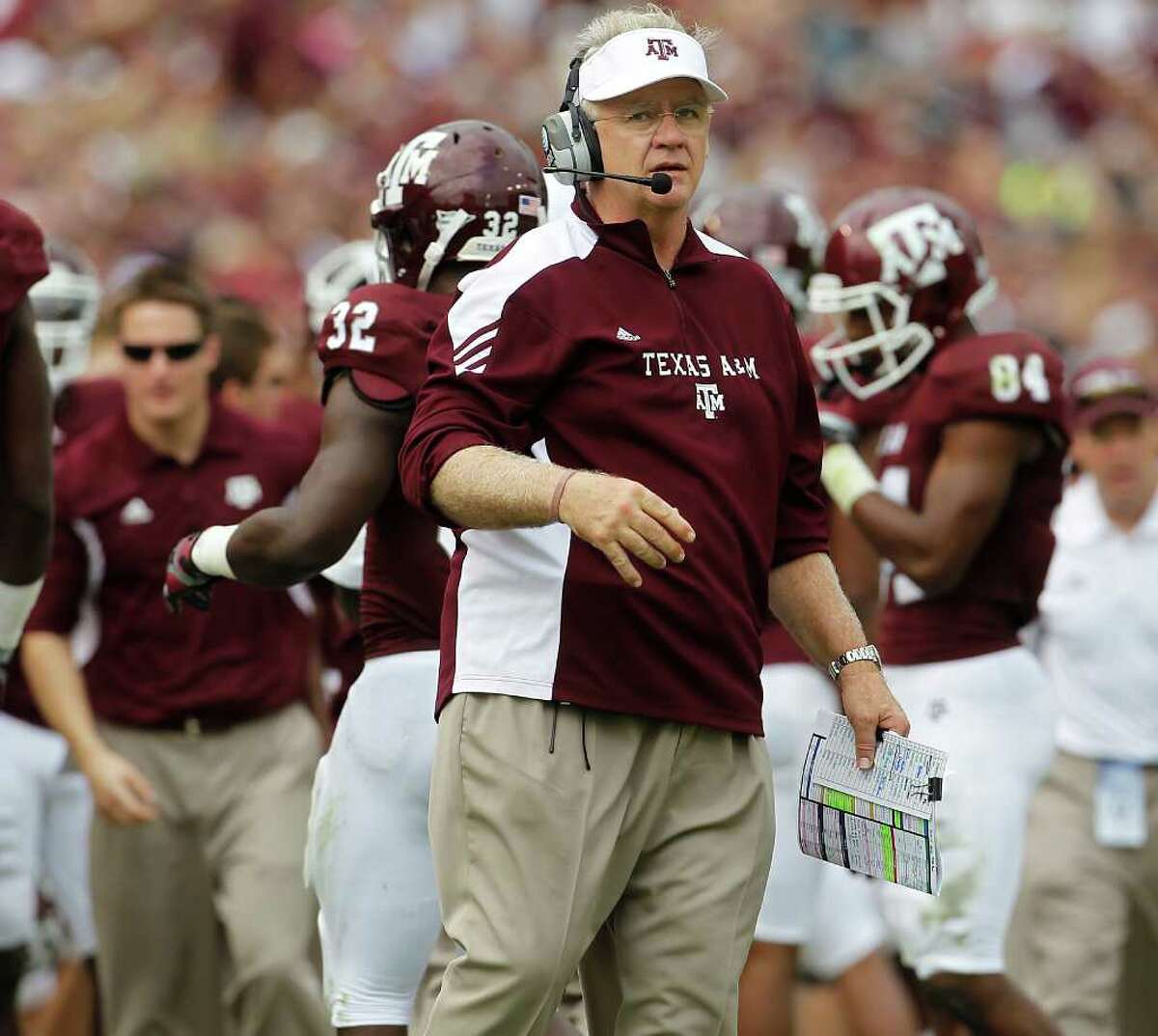 A&M coach Mike Sherman admits his recruiting has leaned heavily toward offense, and the defense has suffered as a result. But he appears to be addressing the problem now.