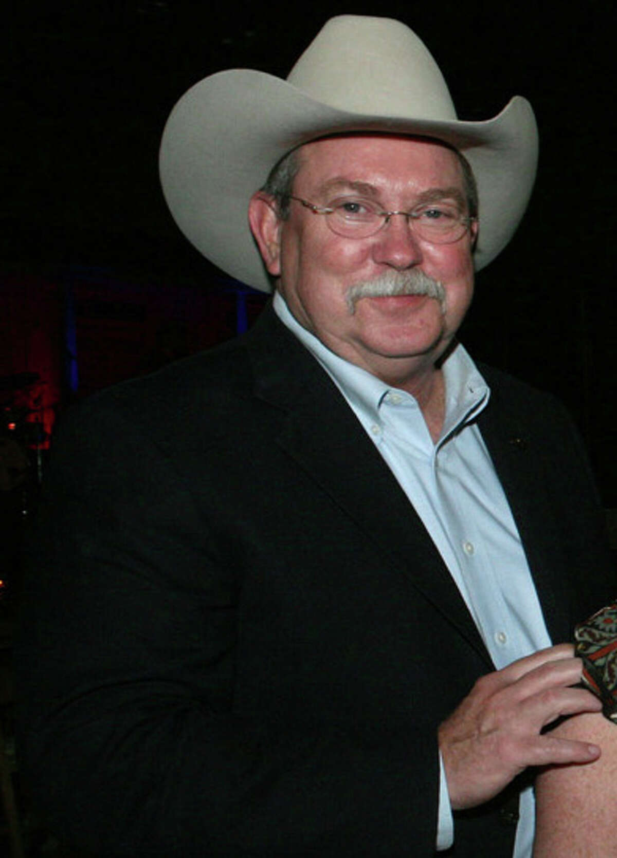 Steve Bridges, the chairman for S.A.’s rodeo, accepted the award.