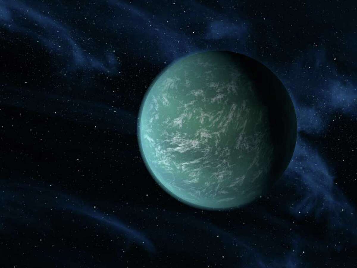 NASA via ASSOCIATED PRESS ALIEN PLANET: An artist rendering provided by NASA shows Kepler-22b, the first planet that the Kepler mission has confirmed to orbit in a star's habitable zone.