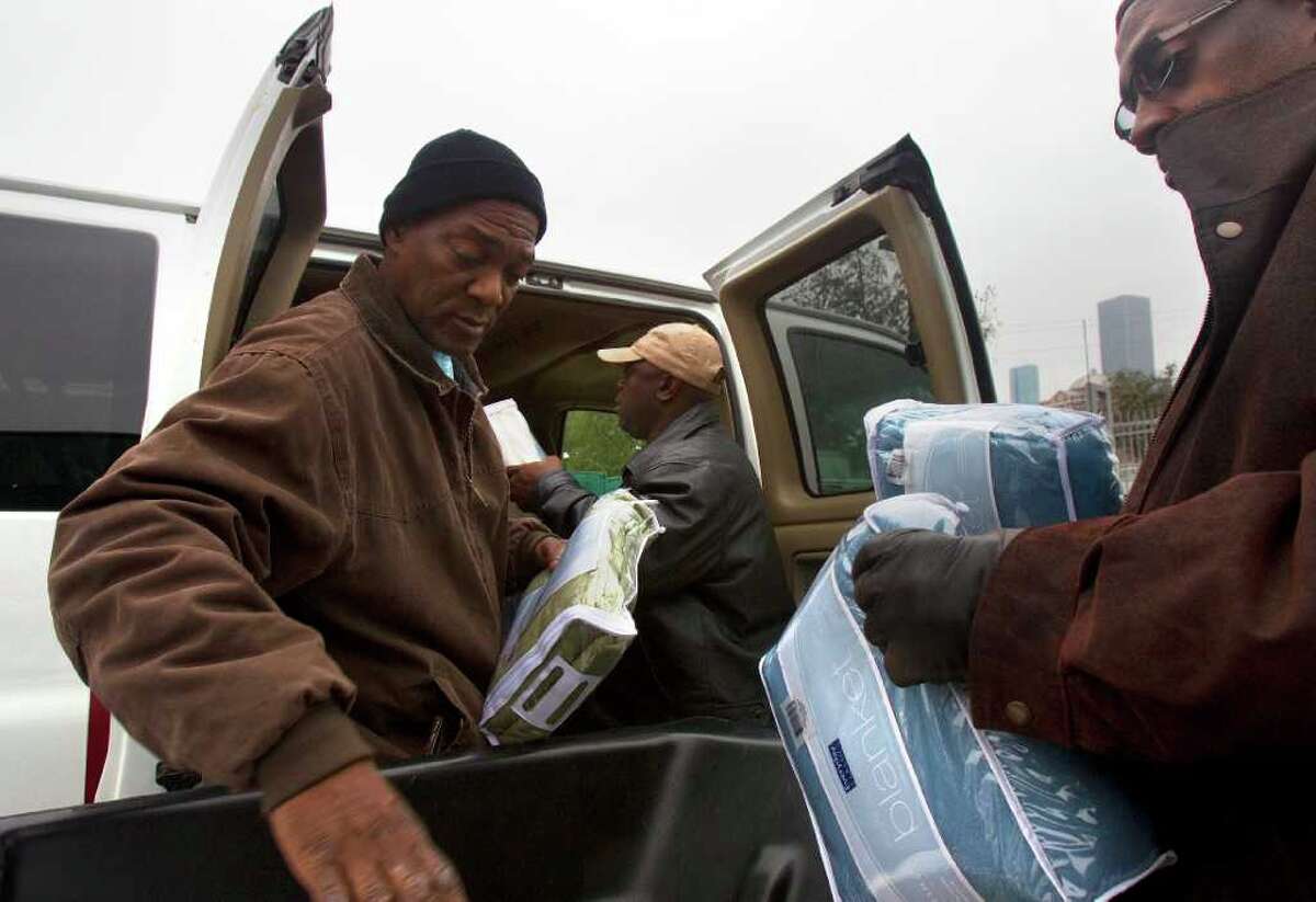 Blankets for the homeless