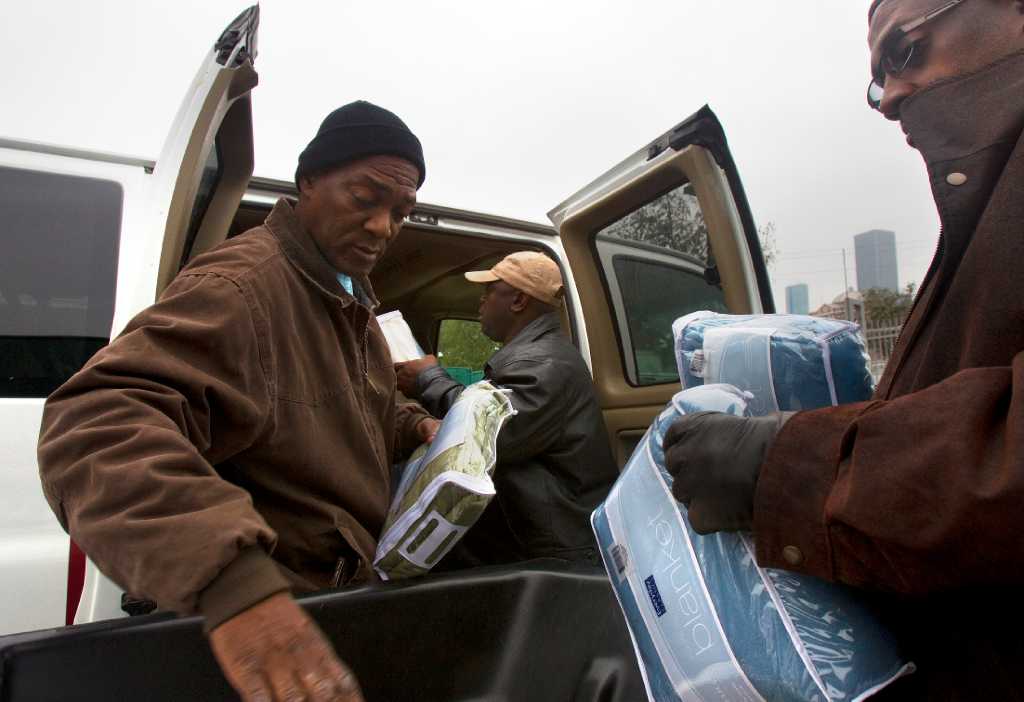 Blankets for the homeless