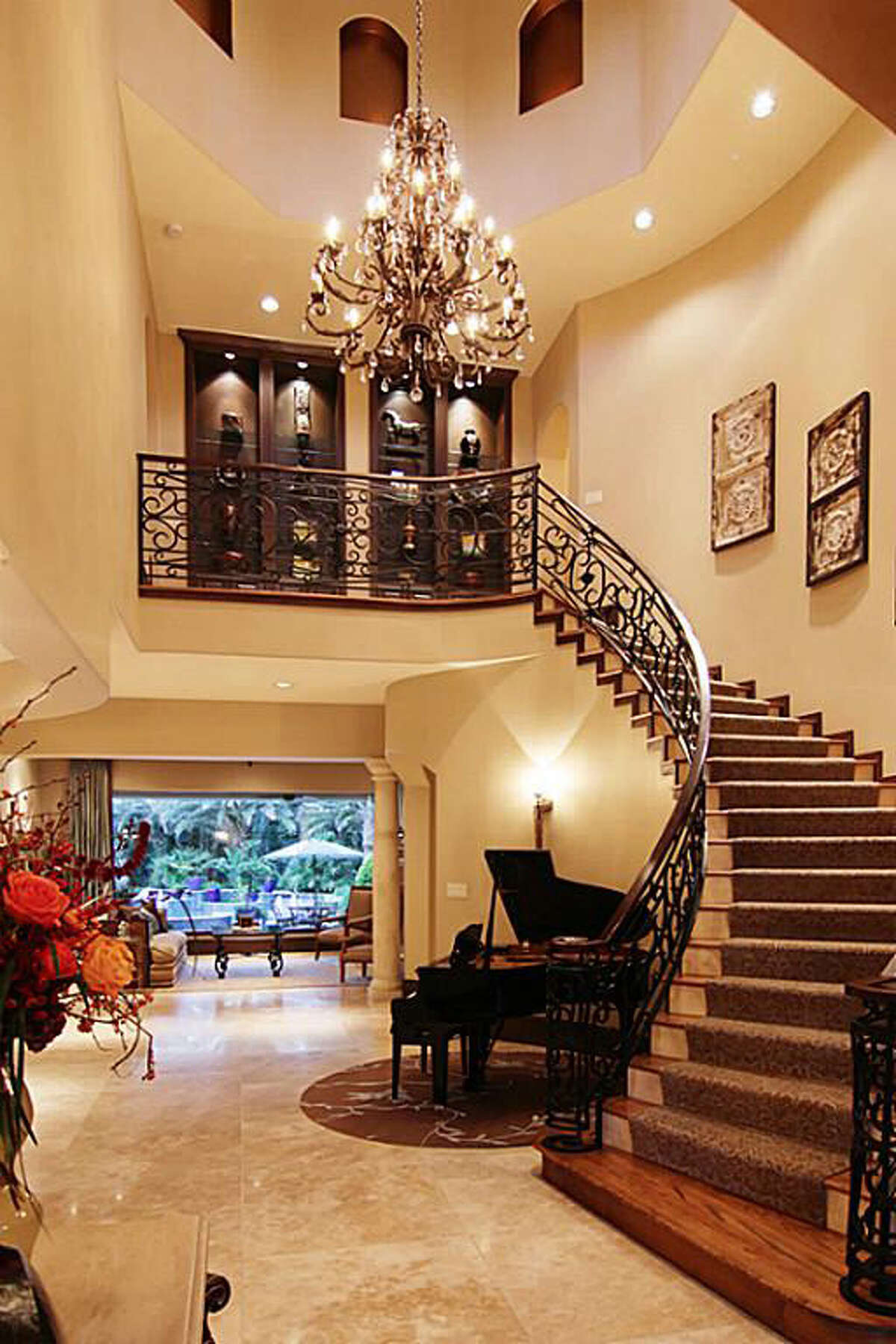 Mediterraneanstyle home for sale in Sherwood Forest subdivision