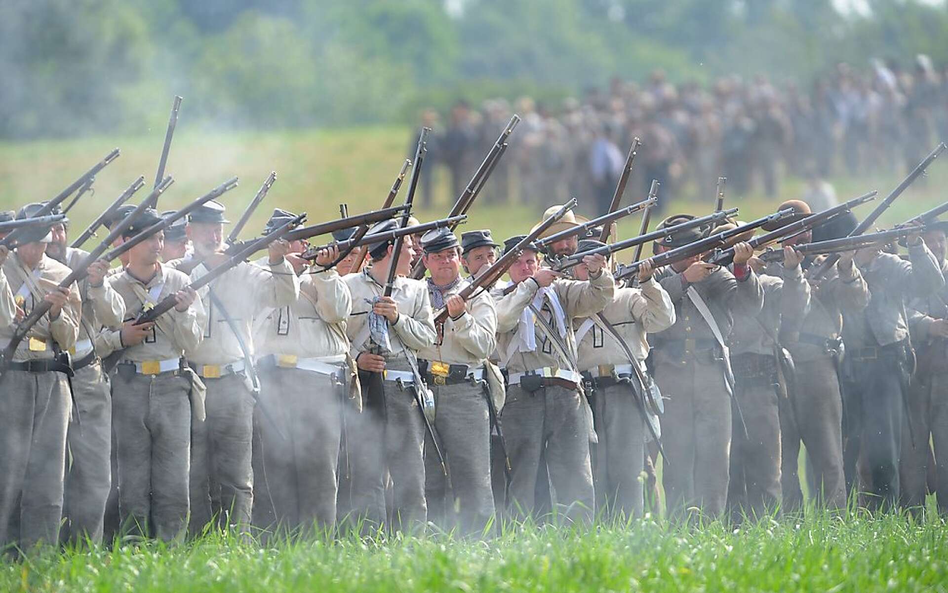 Highlights from the First Battle of Bull Run reenactment