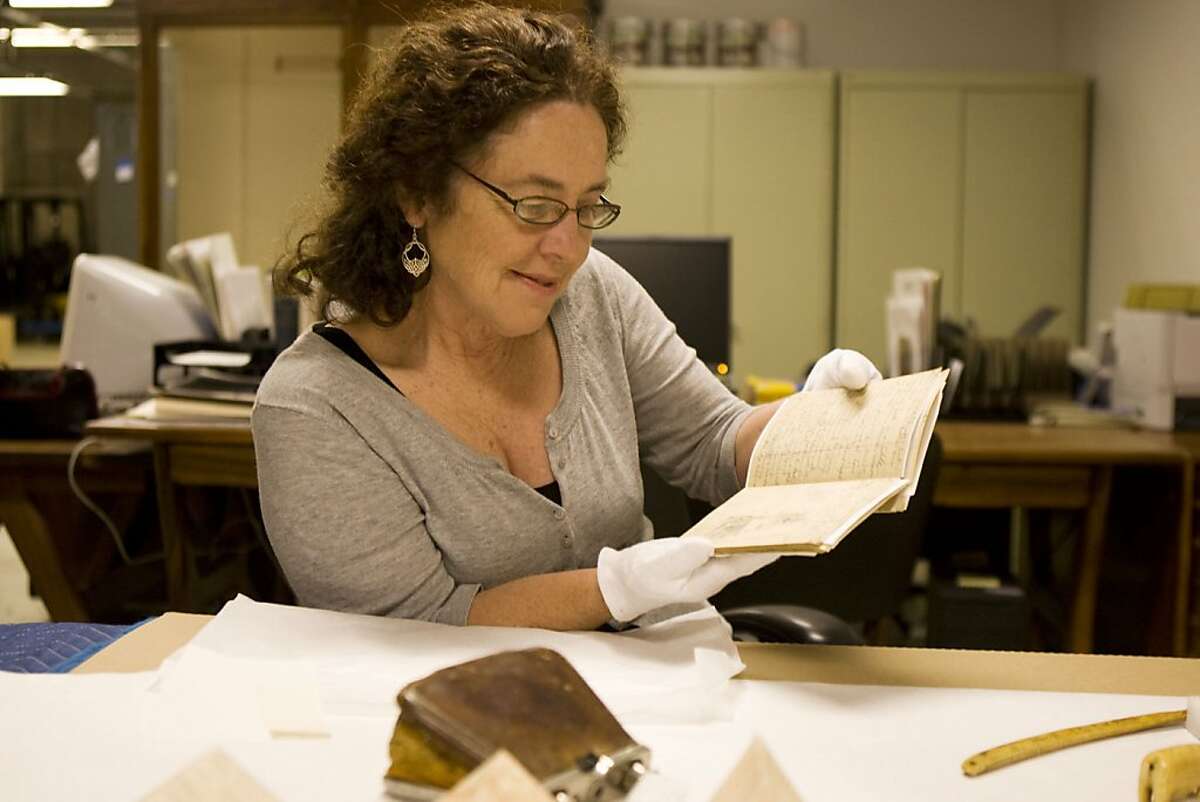 Dorris Welch is curating a major museum show on John Muir in August. She had been a Muir fan since age 10 and talked the museum into the show. Most of the artifacts come from University of Pacific, including Muir's handwritten journals which are now being cataloged at an undisclosed warehouse before being transfered to the museum.