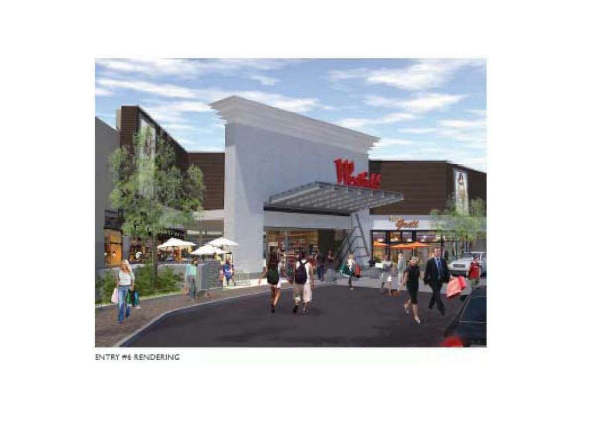 Drawings of planned renovations at Westfield Trumbull mall. The Trumbull Planning and Zoning Commission gave unanimous approval for a $25 million renovation on Wednesday night.