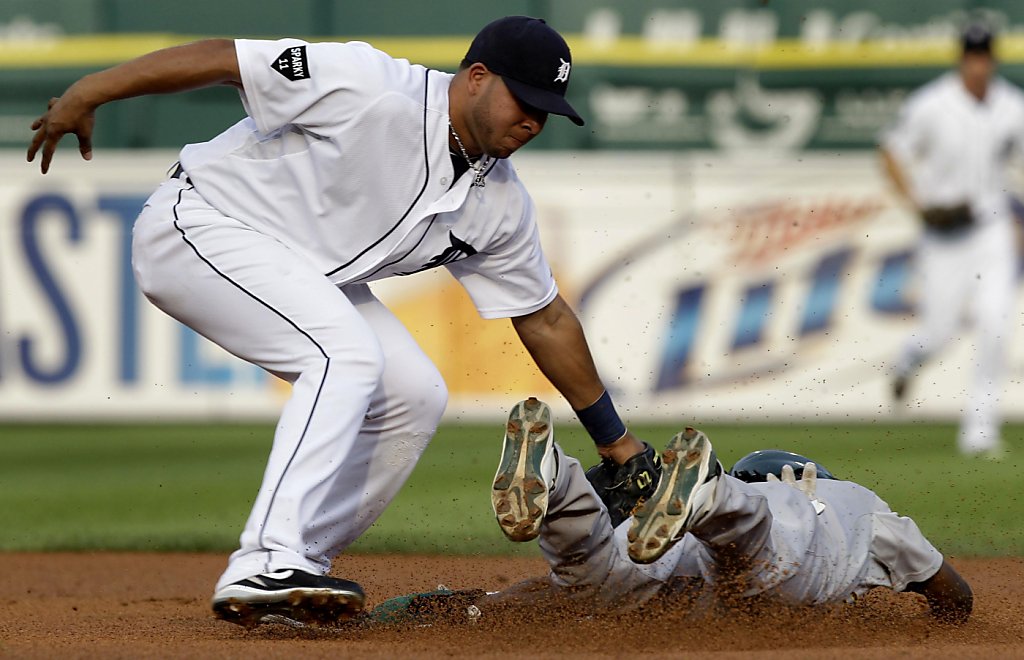 Tigers pound and dance their way past A's