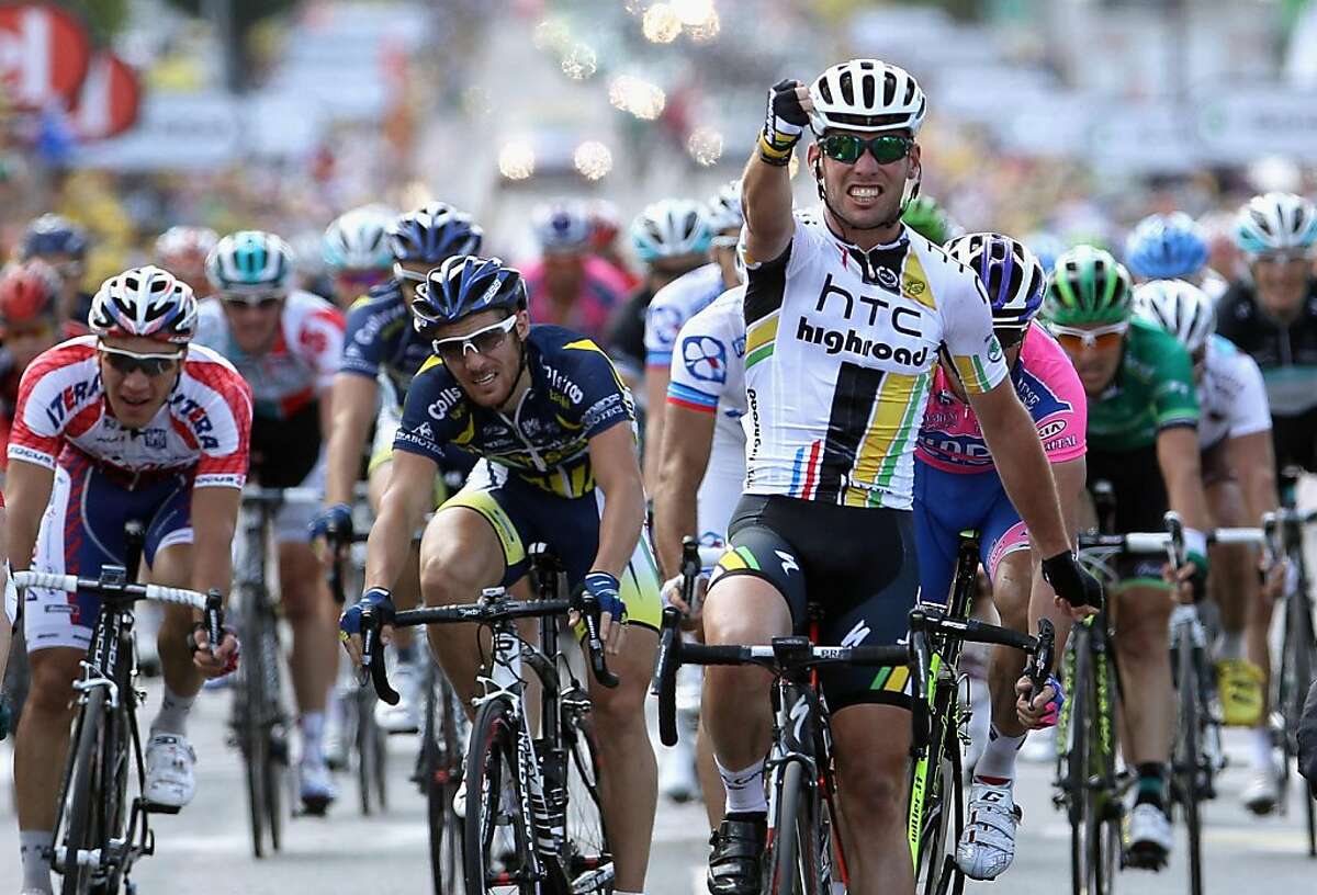 Mark Cavendish wins Tour de France's 7th stage