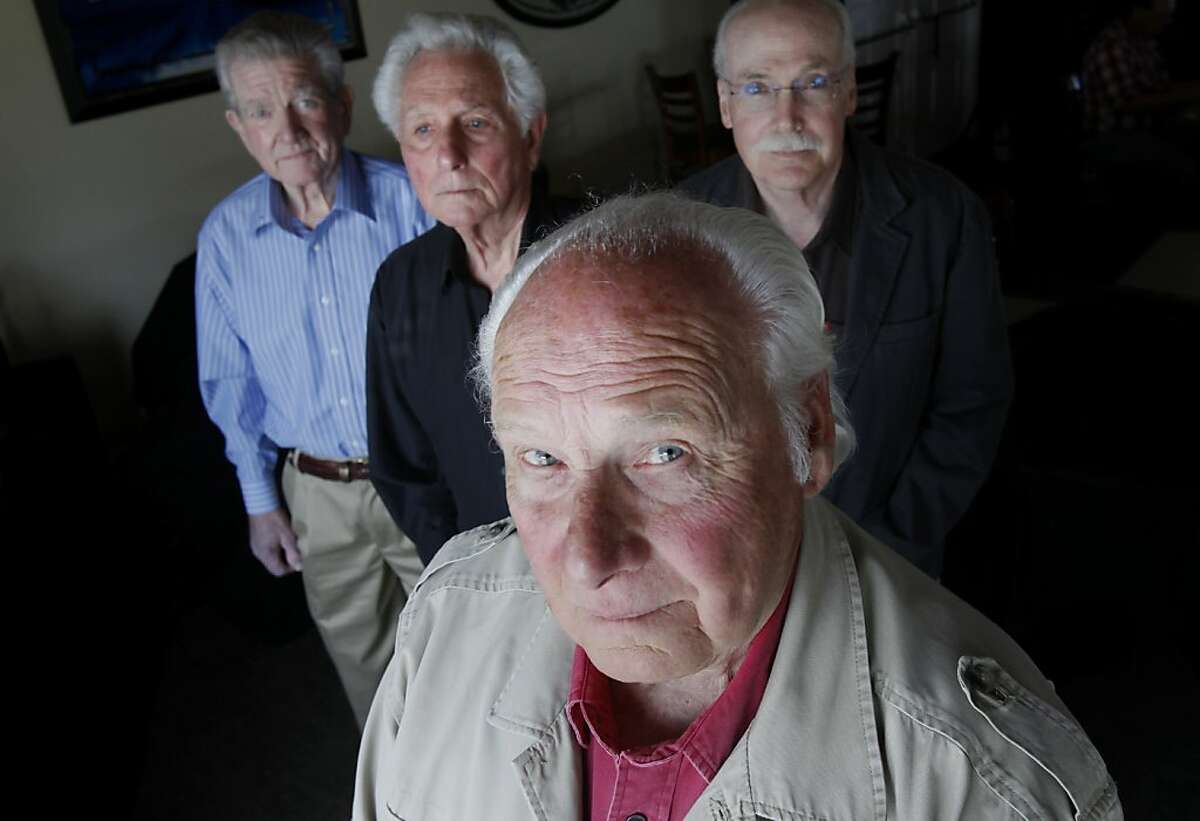 Lyndon Lafferty (foreground) and the other former law enforcement officials he says have cracked the Zodiac case. In the background are Bob Jernigan (left), Jerry Johnson (center) and James Dean. Lyndon Lafferty, an ex-CHP officer, and several others believe they have solved the Zodiac case, fingering a 91 year old man in Fairfield, Calif.