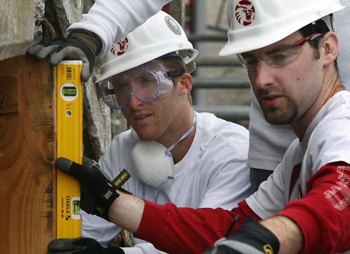 Cal State Chico students restore Alcatraz stairs