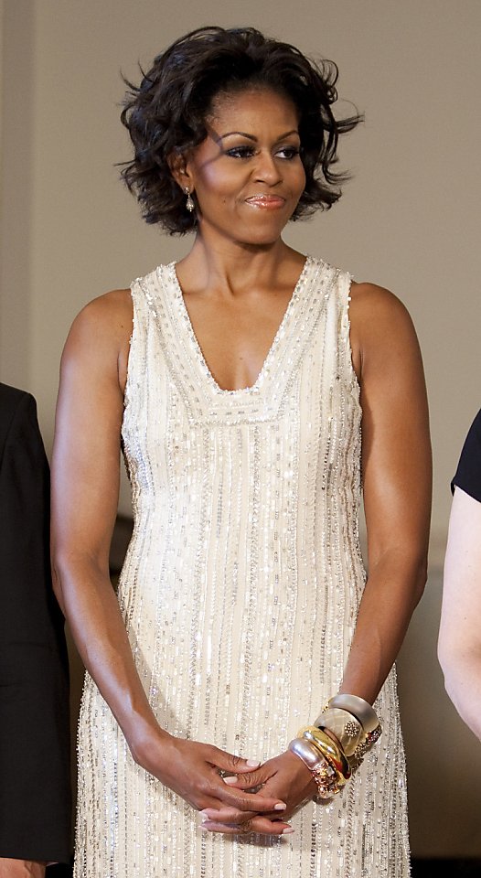 Michelle Obama at German Chancellor Merkel's State Dinner