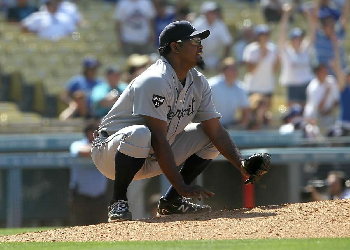 Detroit Tigers take on Los Angeles Dodgers in California