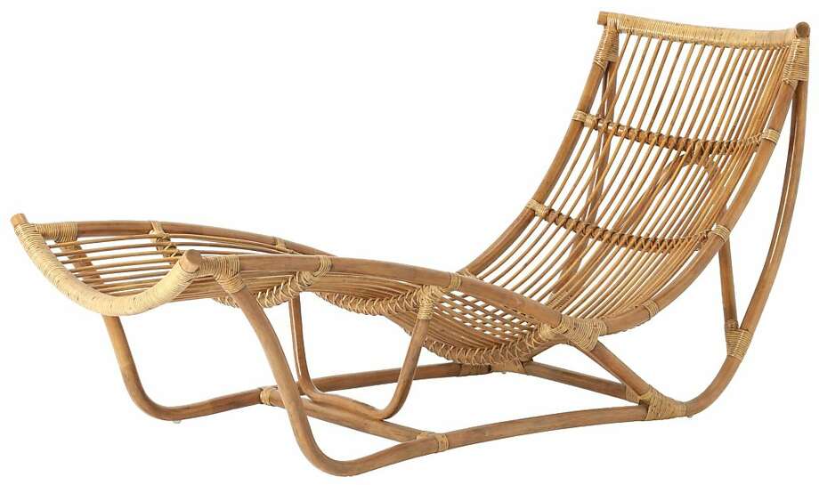Rattan Chaise Longues From Anthropologie And Ikea Sfgate Rattan Chaise Longues From