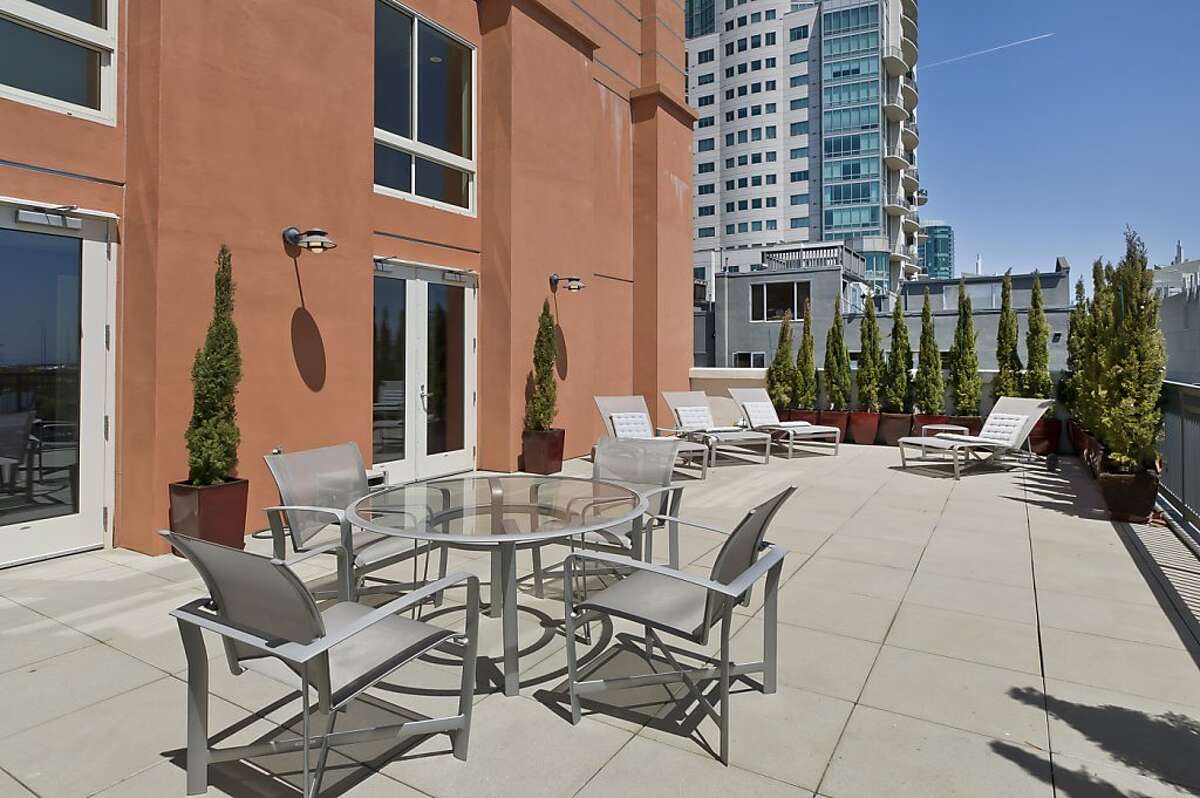 Modern South Beach condo with large private patio