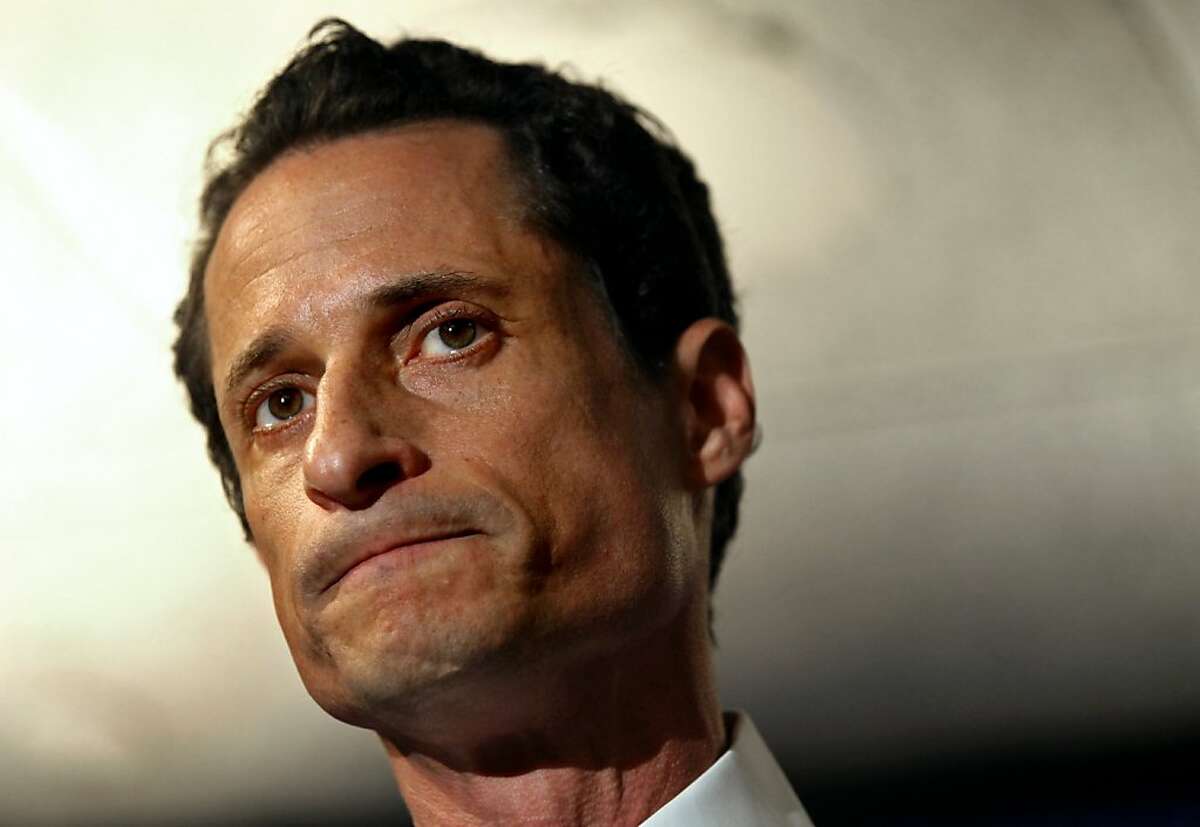 New York Rep. Anthony Weiner holds an emotional news conference on Monday, June 6, 2011 in New York City, New York, and apologizes for his actions involving photos of himself shared through a social networking site. (Craig Ruttle/Newsday/MCT)