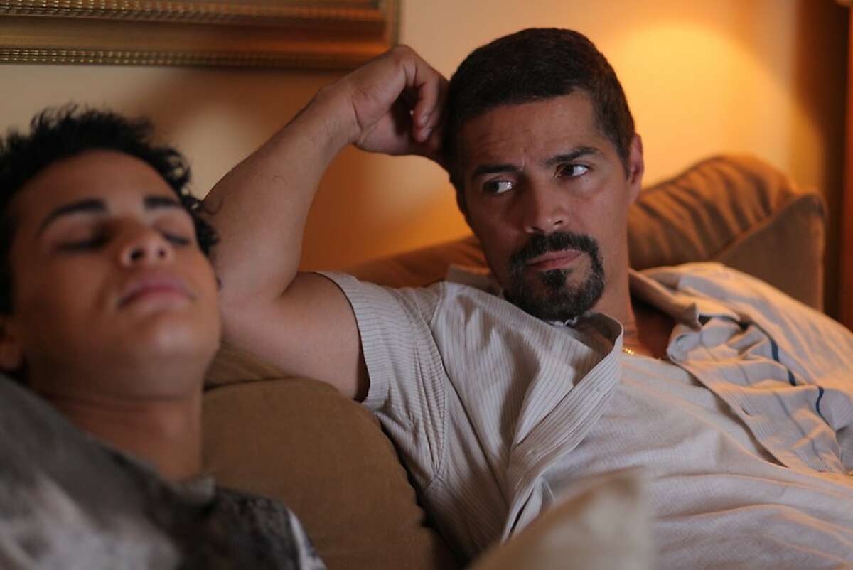 Esai Morales, right, and Harmony Santana star in "Gun Hill Road," the opening film of Frameline35 LGBT film festival.