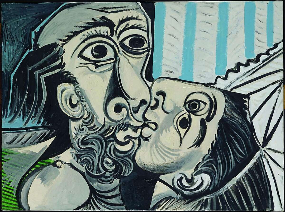 "Le Baiser (The Kiss)" (1969) Oil on canvas by Pablo Picasso Mus?e National Picasso, Paris