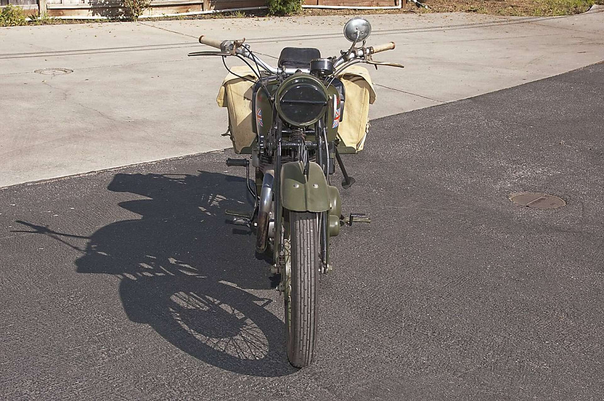 1940 BSA M20 military motorcycle