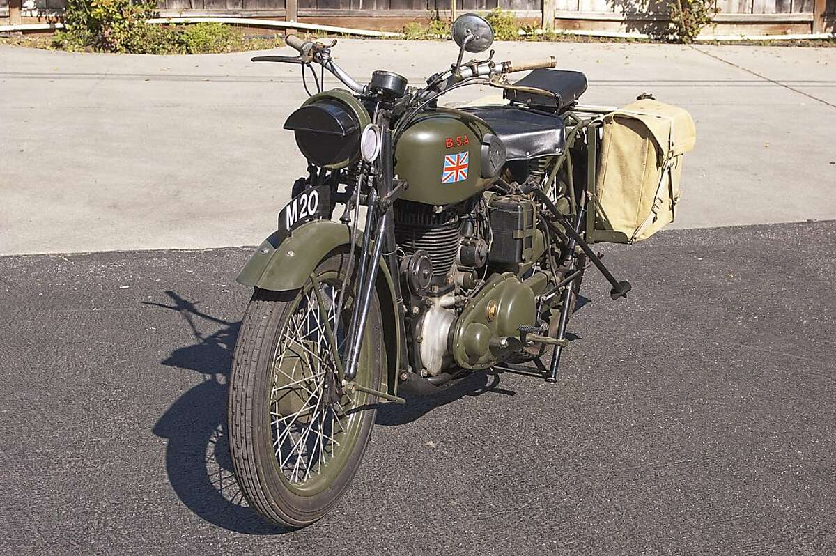 1940 BSA M20 military motorcycle