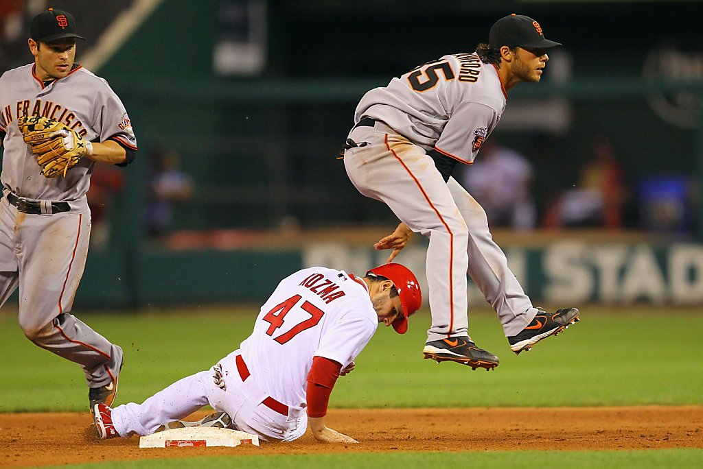 Brandon Crawford tells the story of how Bumgarner ate two Applebee's  entrees by himself