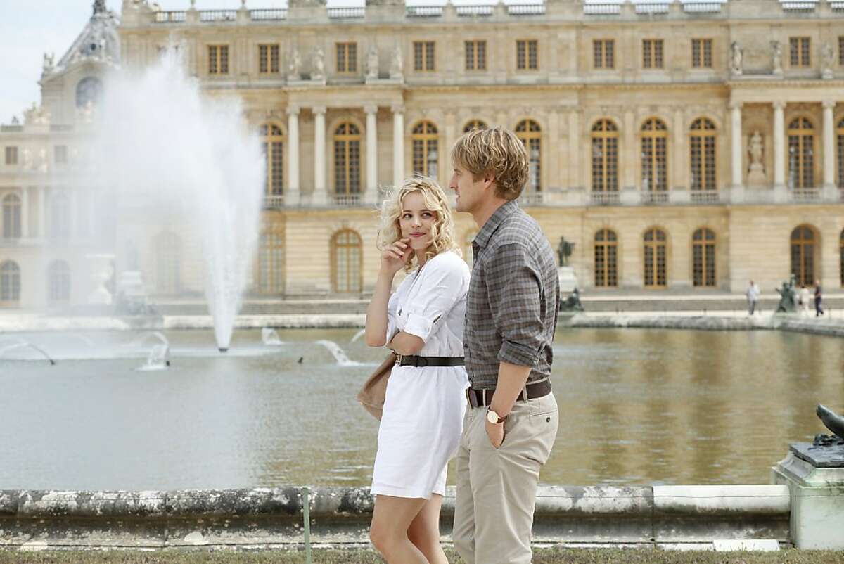 Left to Right: Rachel McAdams as Inez and Owen Wilson as Gil in a scene from, "Midnight in Paris."