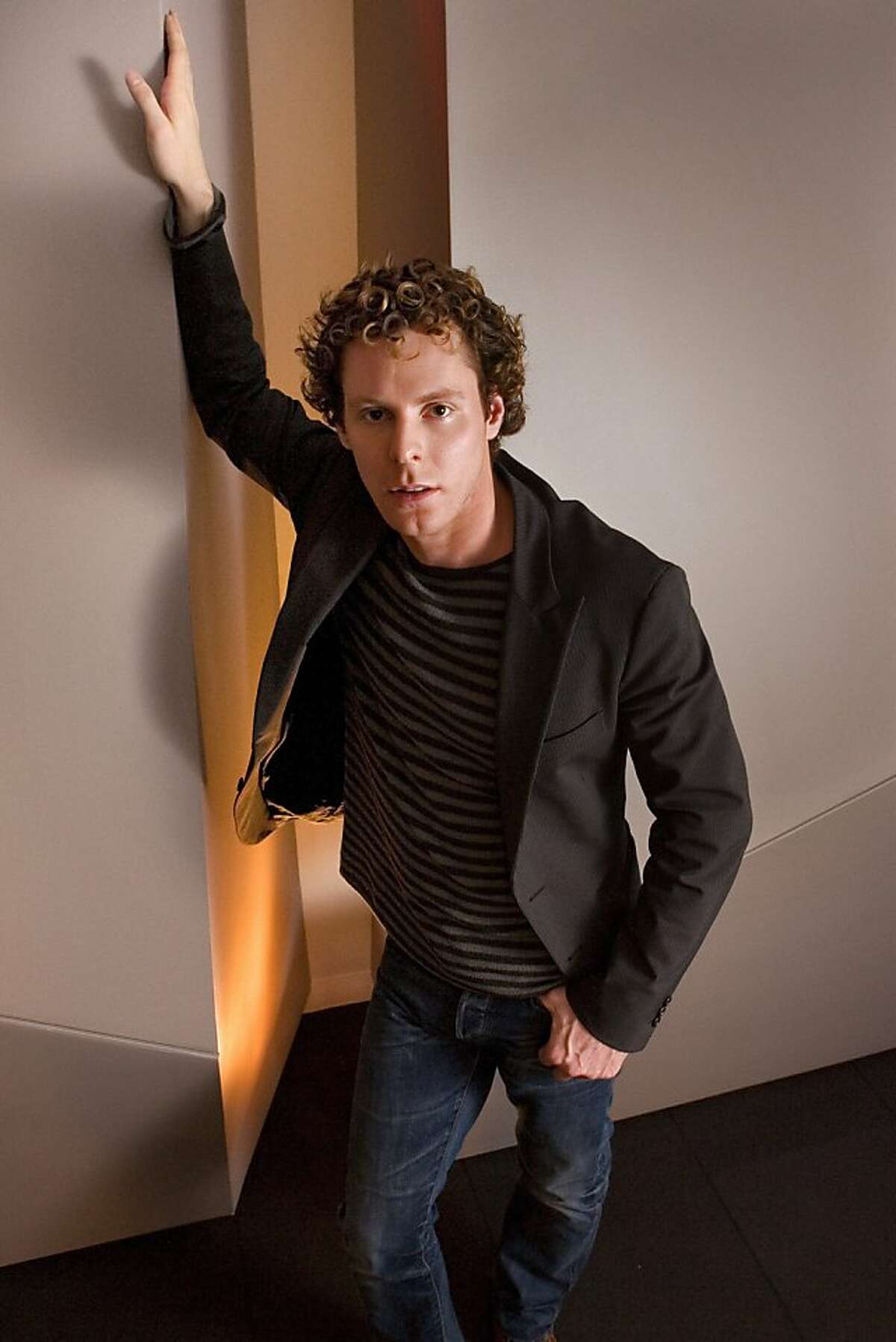 Sean Parker who helped launch Napster, in the offices of Clarium Capital Management LLC at the Lucas complex in the Presidio in San Francisco, CA, on Wednesday, November, 29, 2006.