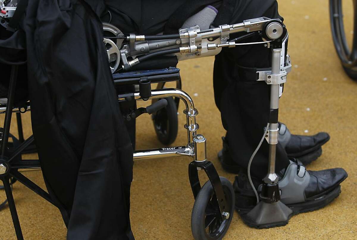 Exoskeleton lets UC Berkeley grad take a huge step