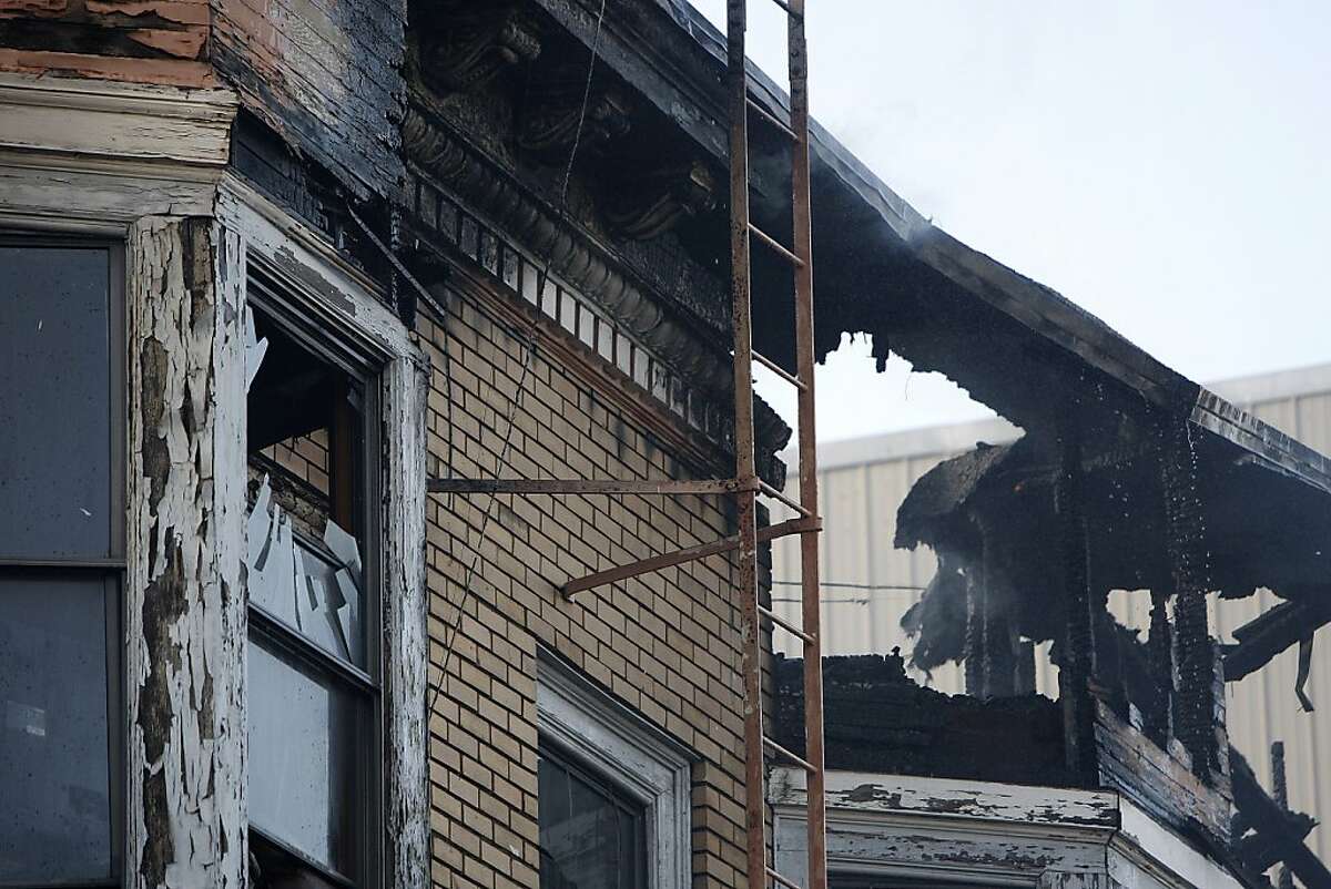 48-unit S.F. apartment building gutted by fire