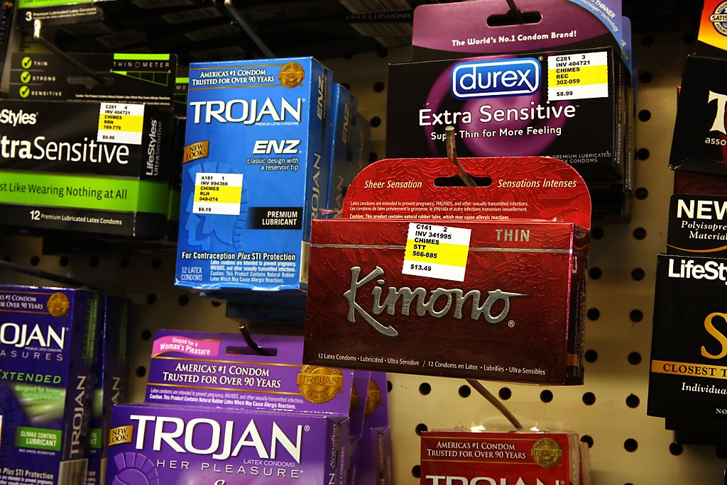 Condom companies battle over retail displays