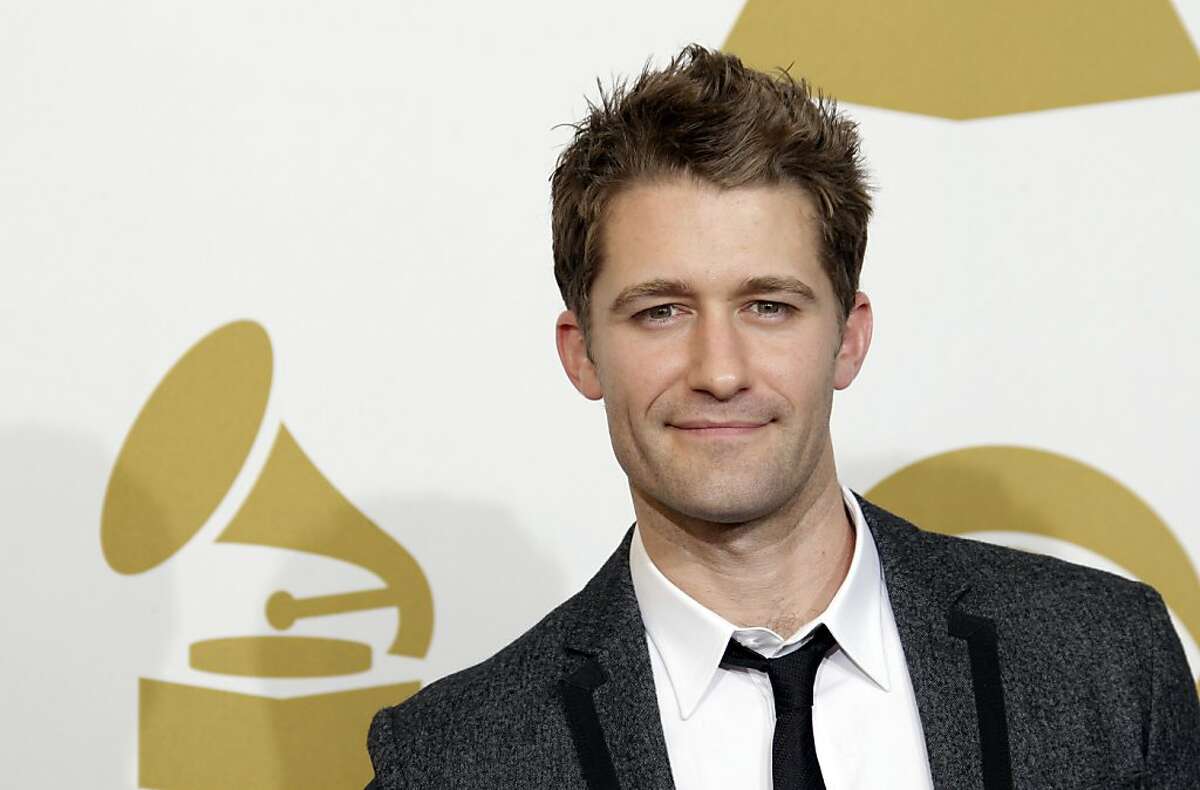 FILE - In this Feb. 13, 2011 file photo, actor Matthew Morrison from the Fox series "Glee," is seen backstage at the 53rd annual Grammy Awards in Los Angeles.