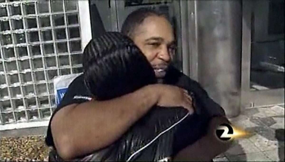 After 20 years behind bars, Maurice Caldwell is released from San Francisco County Jail March 28, 2011.