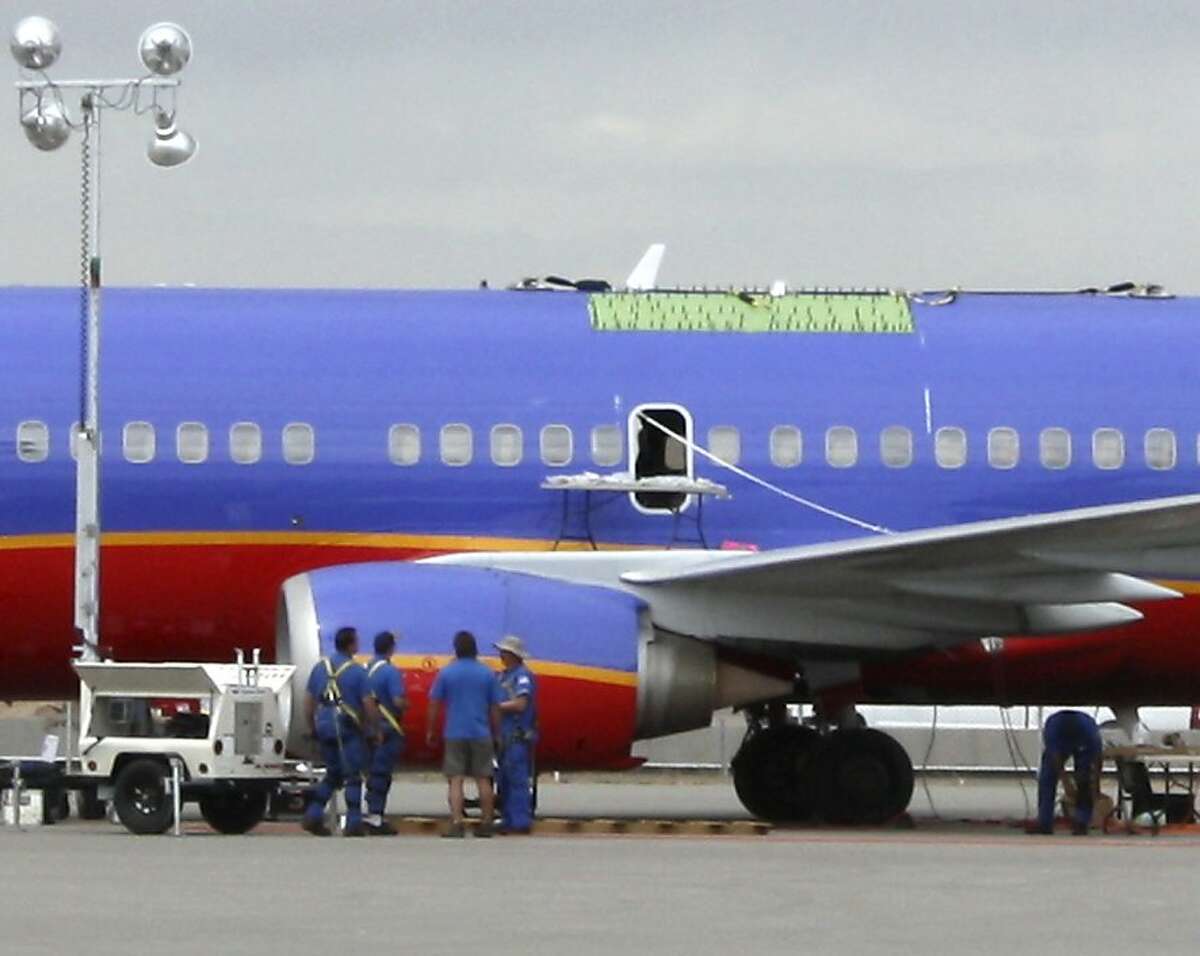 Southwest won't discuss repair plans for plane