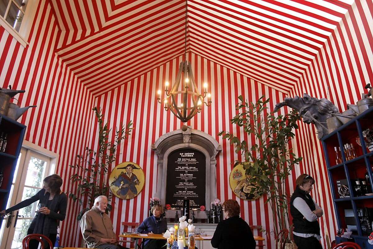 Swanson Vineyards serves copious whimsy with wine