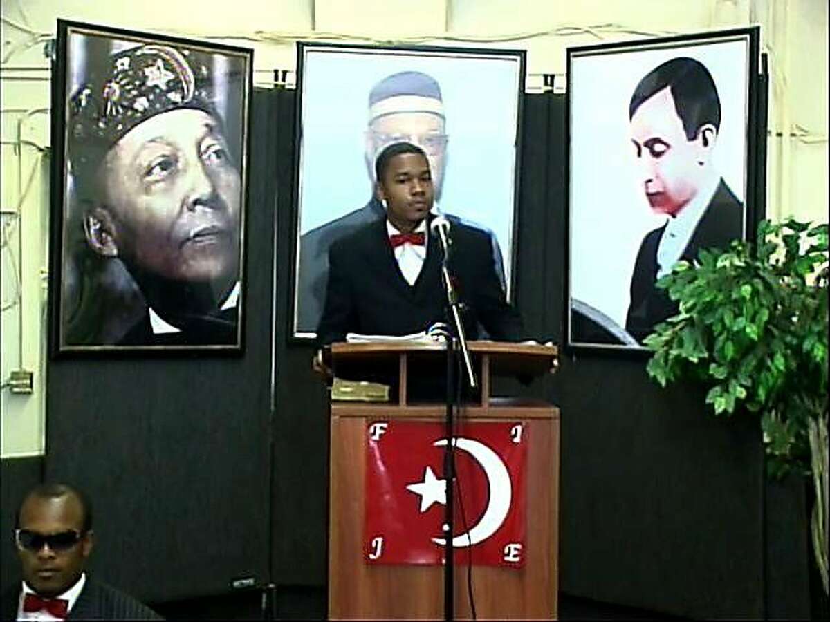 Yusuf Bey IV is shown making a sermon at Your Black Muslim Bakery in Oakland in 2007. NO CREDIT. NO CREDIT
