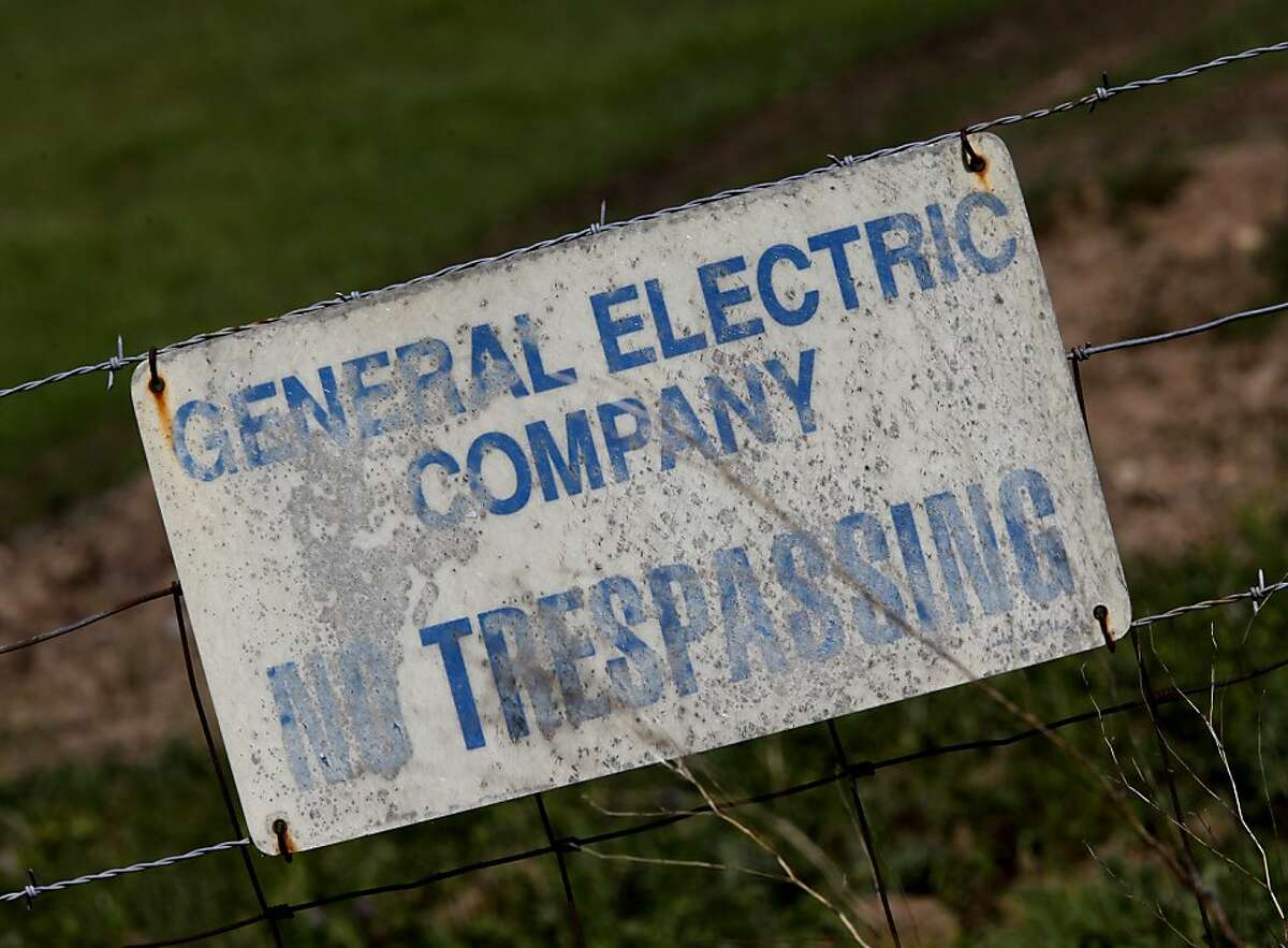 General Electric owns much of the land surrounding the facility and has plenty of No Trespassing signs posted. An older nuclear reactor site, operated by General Electric, sits off highway 84 in the Sunol, Calif. area.