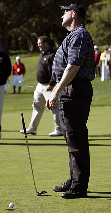 NFL - Aaron Rodgers + San Francisco Giants P Matt Cain participating in the  Pebble Beach Pro-Am!