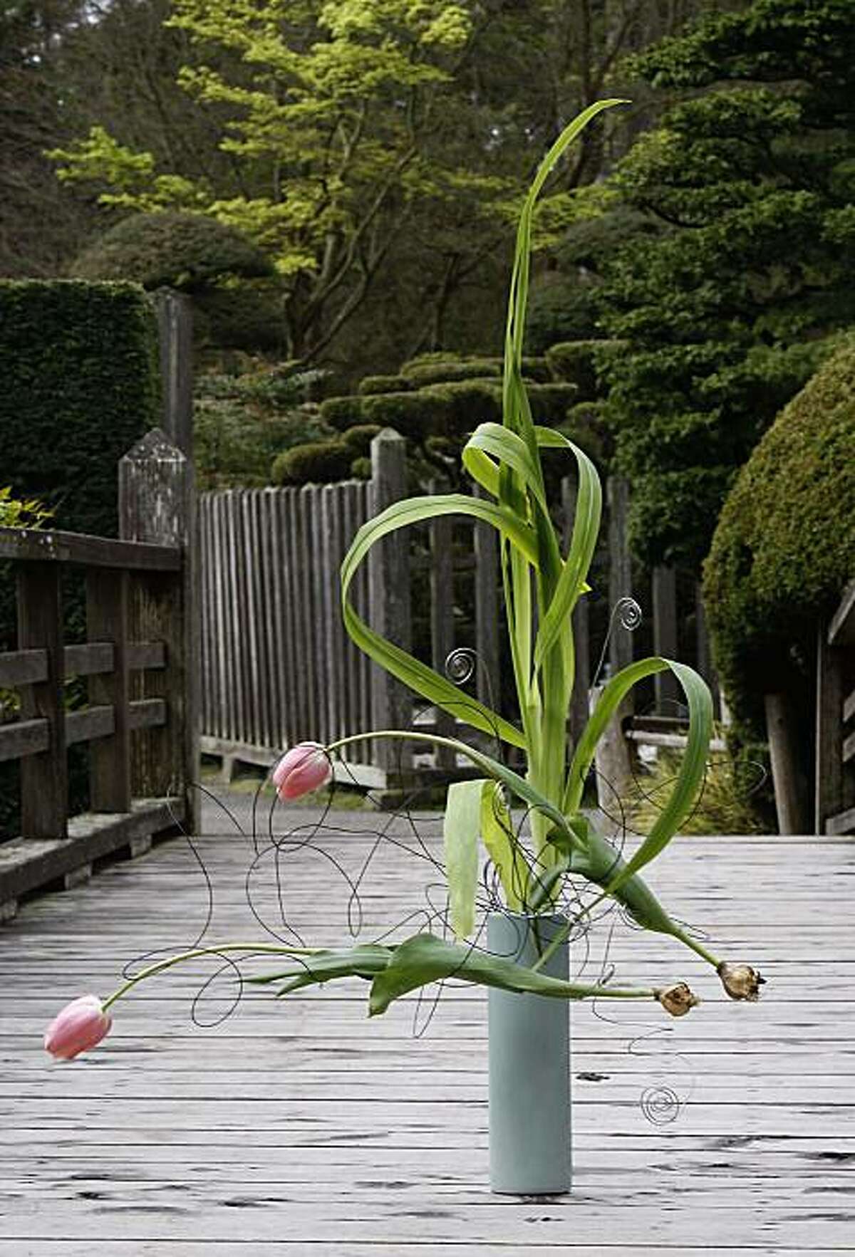 Ikebana International flower show in San Francisco