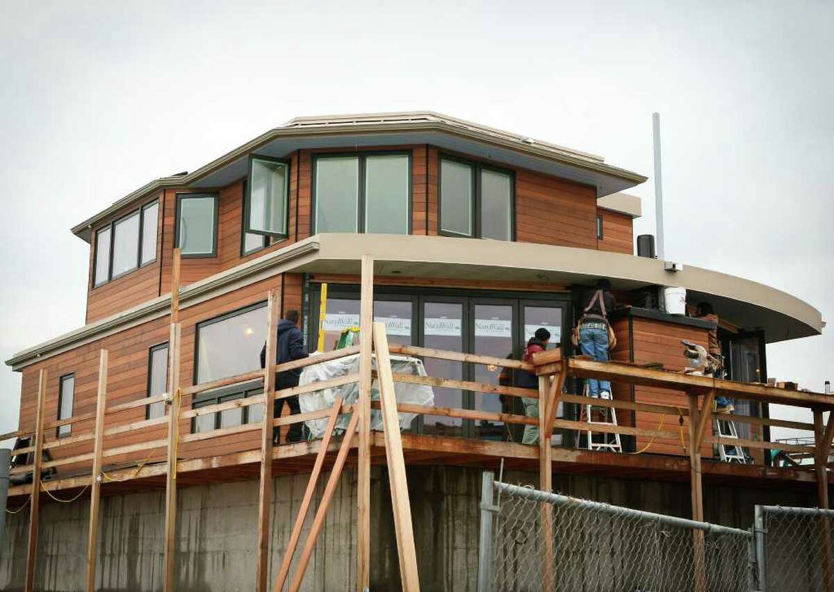 Big floating home being built at Port Townsend