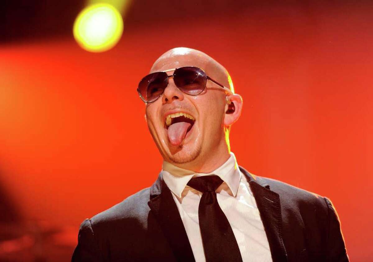 Pitbull on fire.