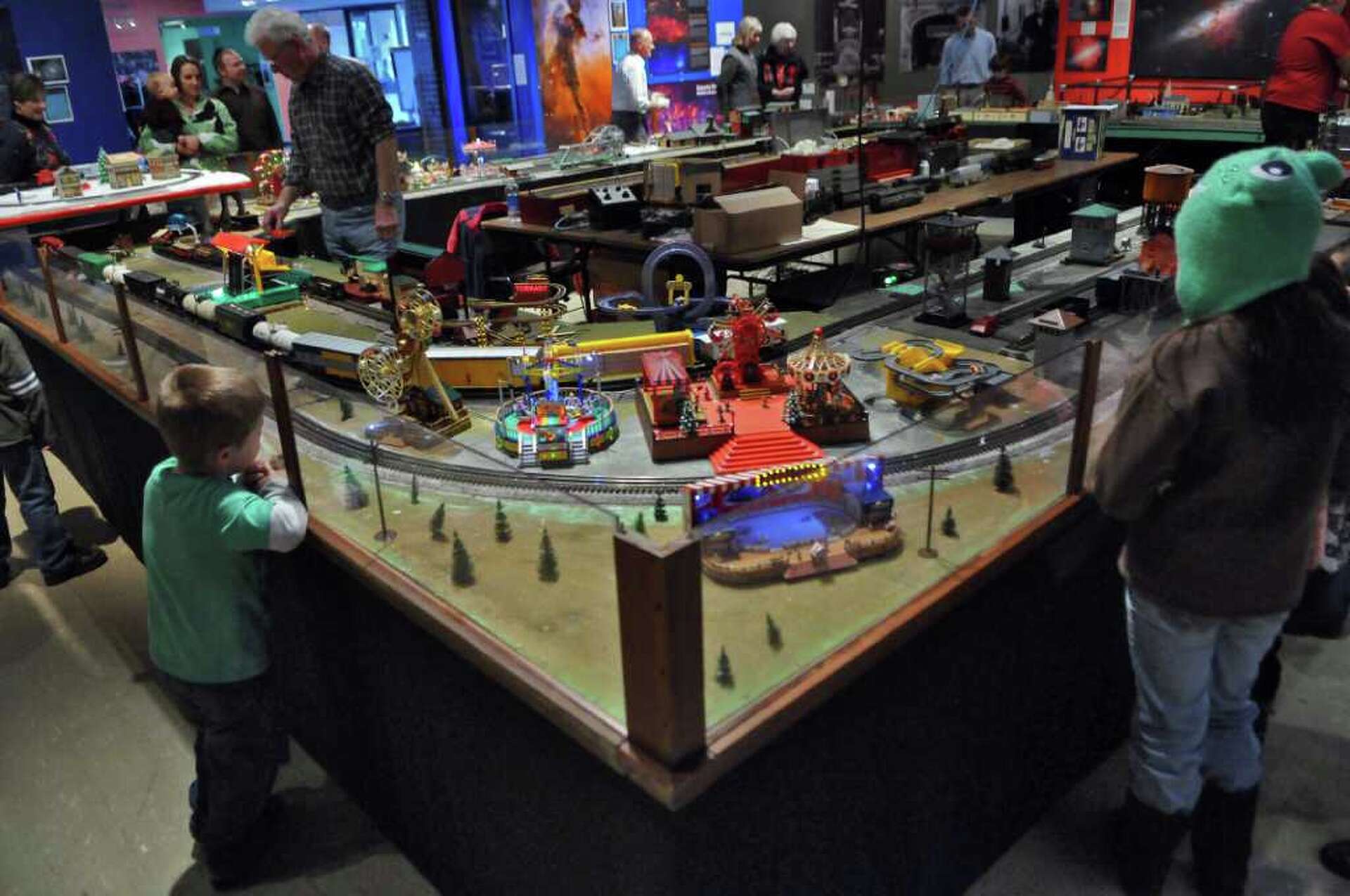 The Train Ride Display Photos: Trains display