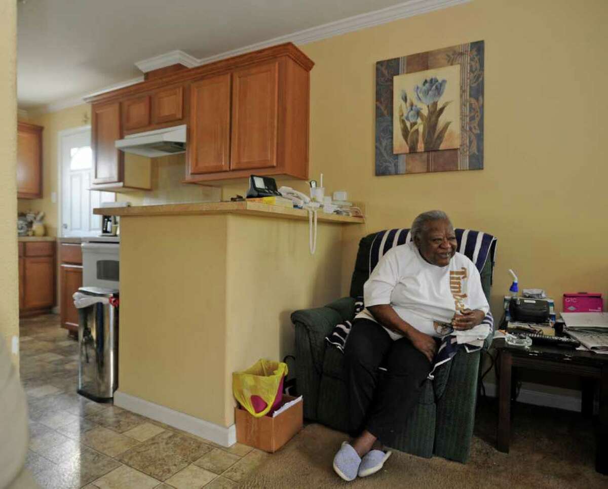 Johnnie Mae Guilbeaux lost her house on Madison Street from damage from Hurricanes Rita and Ike, but it eventually was rebuilt. Guilbeaux, who is in her 80s, wondered if she would live long enough to get into her new home. She has and is very thankful for what she has now. On Wednesday, the South East Texas Regional Planning Commission will take public comment on how to spend a second round of Hurricane Ike recovery money, a storm that hit in 2008. Dave Ryan/The Enterprise