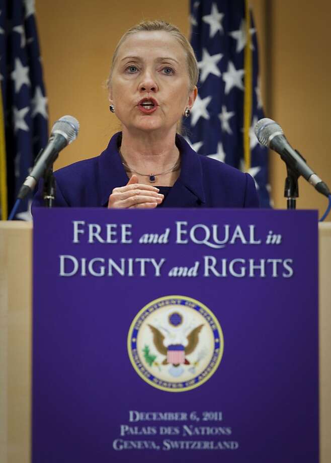 Hilary Clinton S Landmark Human Rights Day Speech Sfgate