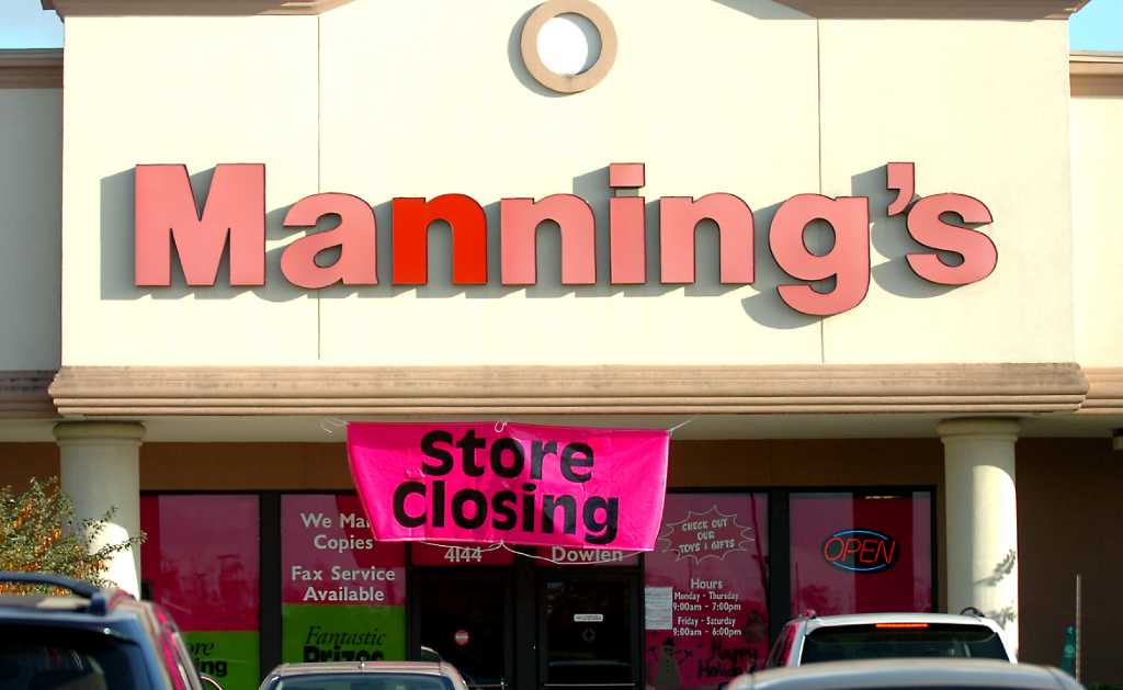 Manning's Supply to shutter retail store, moving to onlineonly