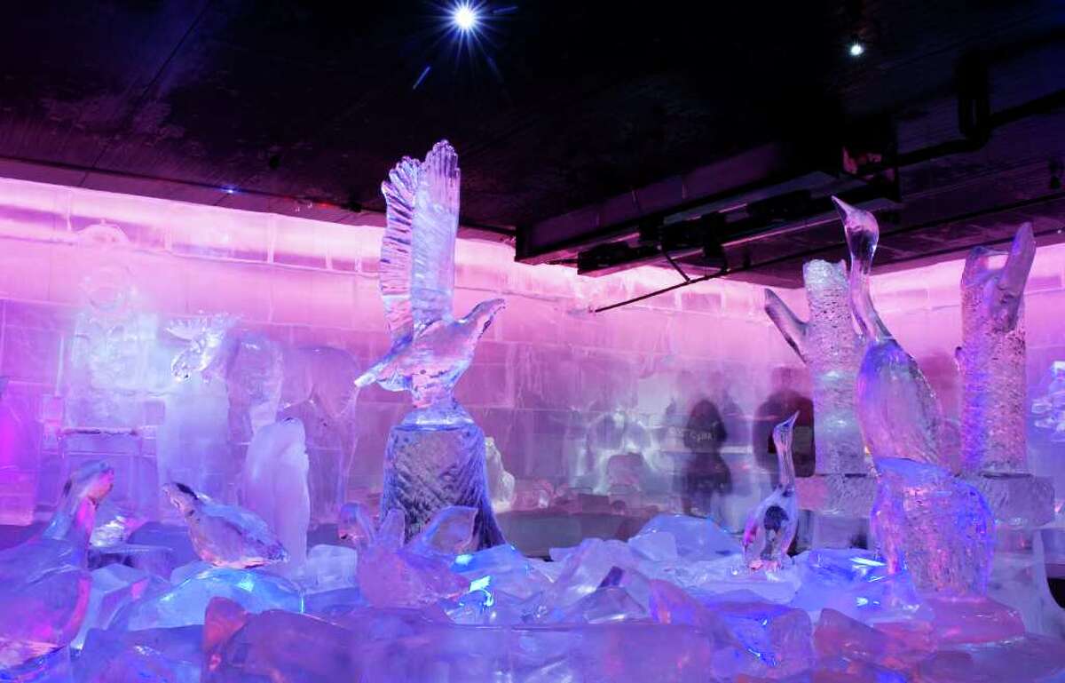 Spectacular ice sculptures in Europe